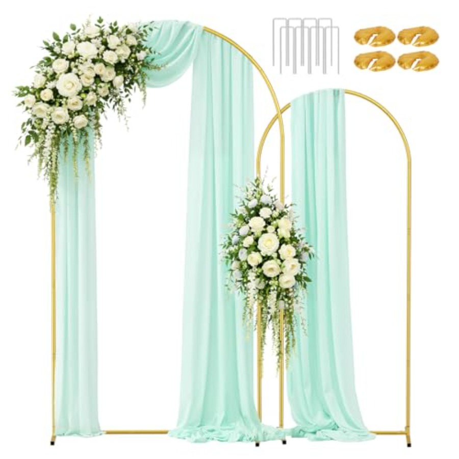 Water Balloon Set - Metal Arch Backdrop Stand with Ground