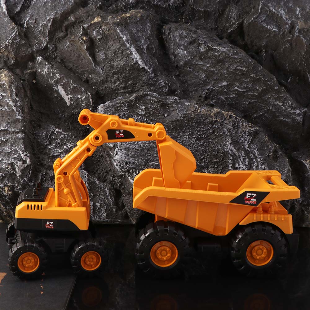 Kids Toys Jcb - Inertia Driving Engineering Car Toy Friction