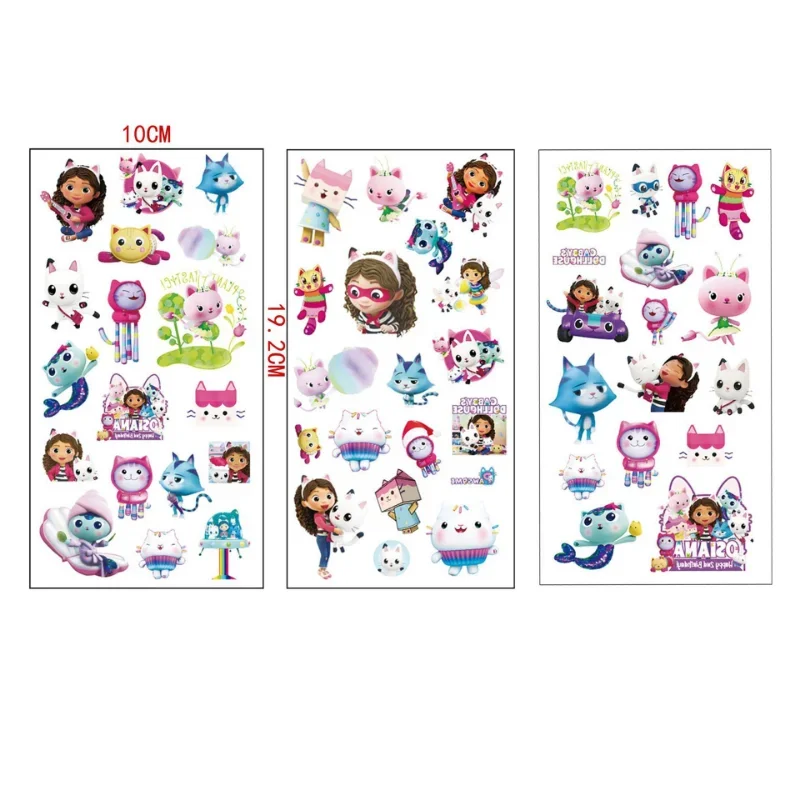 Sandbox Play Set - 3pcs New Gabby Dollhouse Sticker Cats