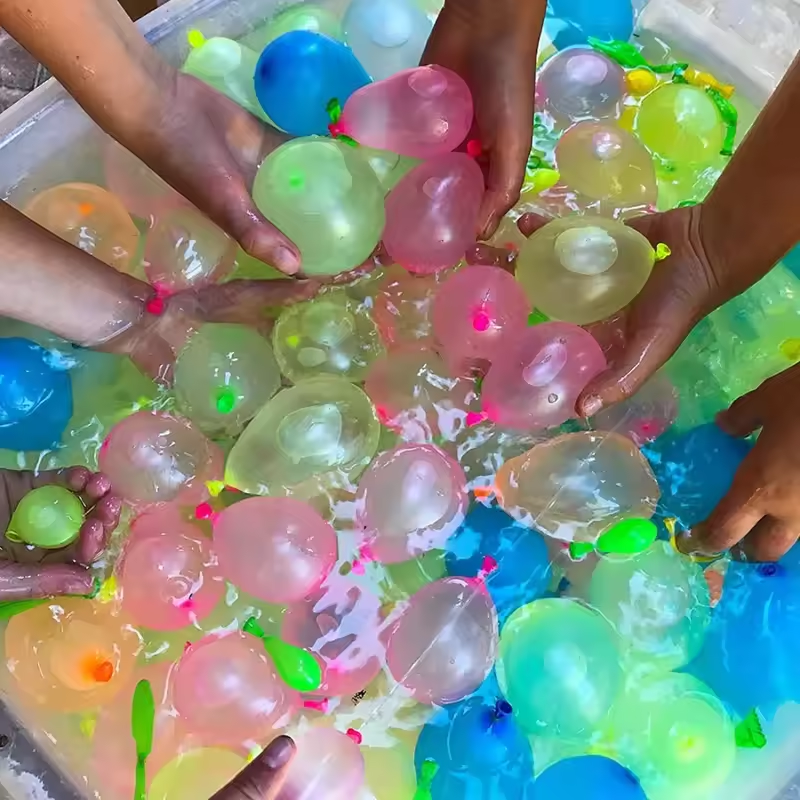 Water Balloon Set - 111Pcs Funny Water Polo Ball Bomb