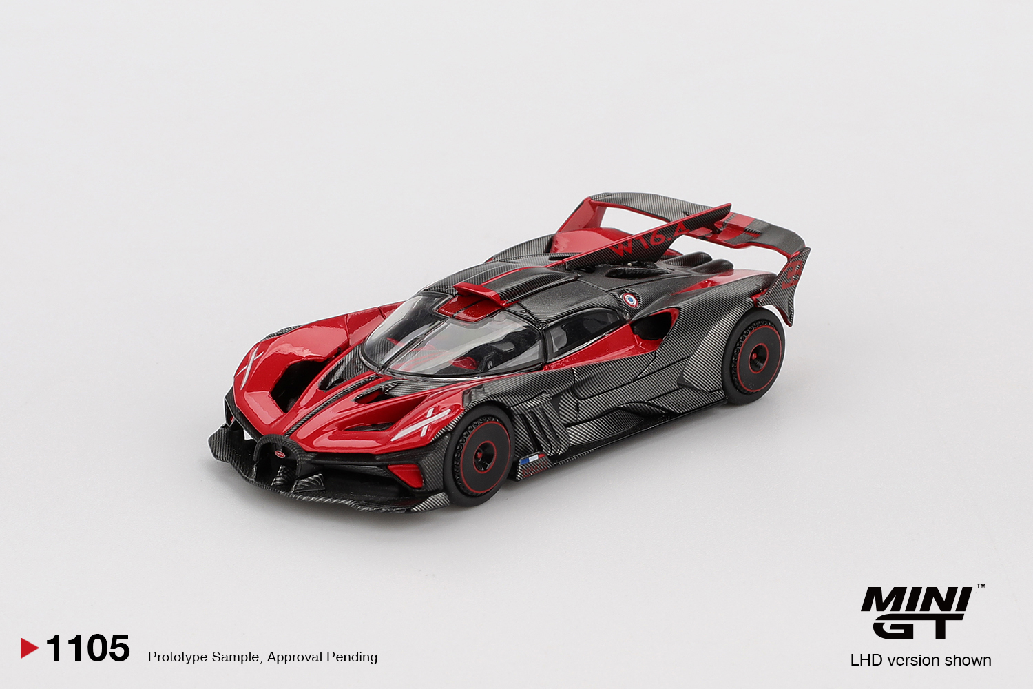 Kids Toys Young - MINIGT 1/64 Bugatti Bolide Red MGT01105-CH