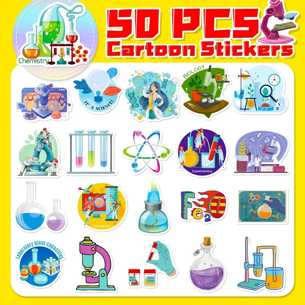 50PCS Cartoon Science Lab Stic – Kids Toys Vintage recenzja i cena