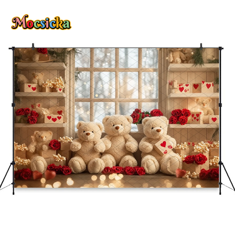 Mocsicka Valentine's Day Room  – Toys Background For Kids recenzja i cena