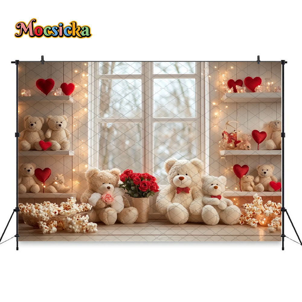Mocsicka Valentine's Day Room  – Toys Background For Kids recenzja i cena