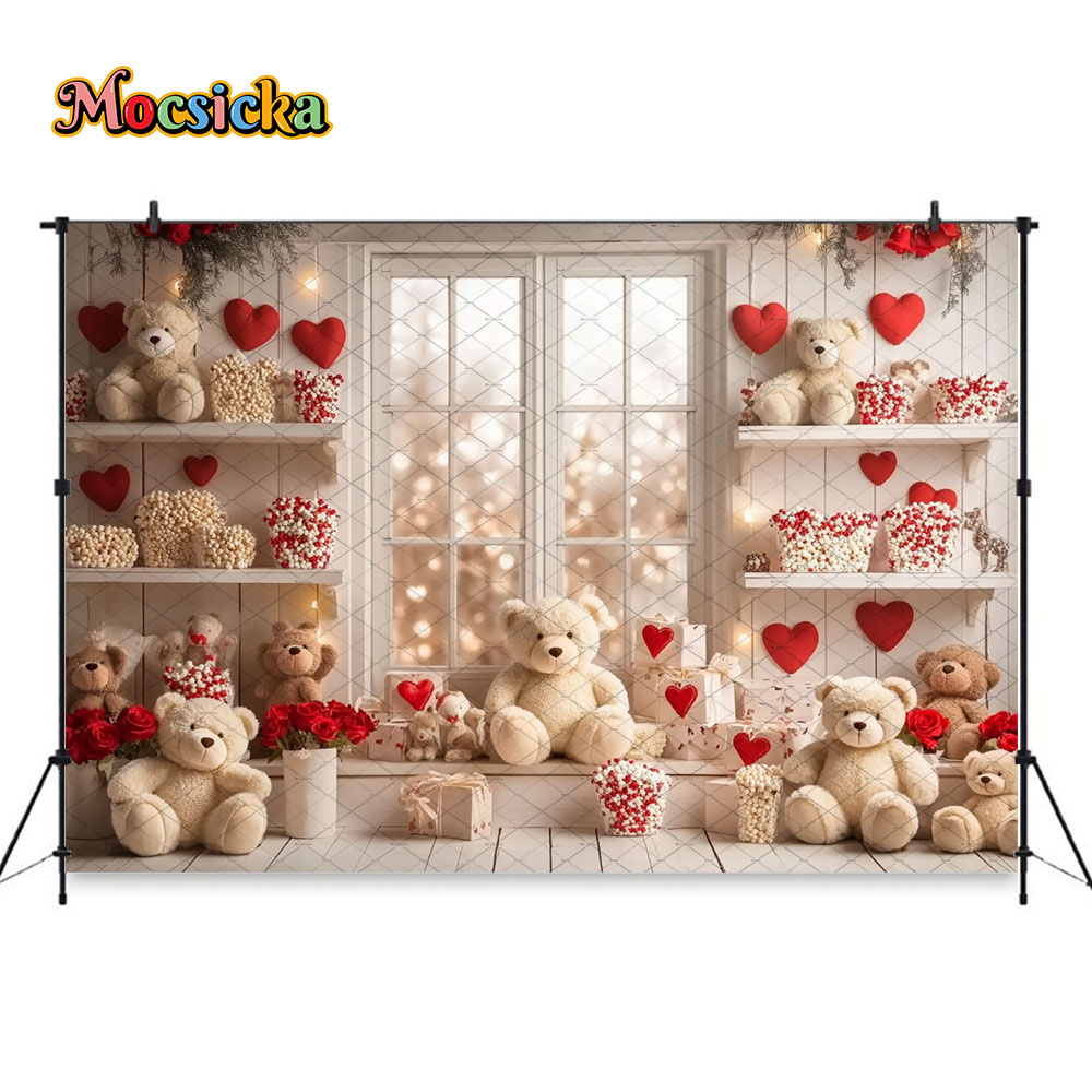 Mocsicka Valentine's Day Room  – Toys Background For Kids recenzja i cena