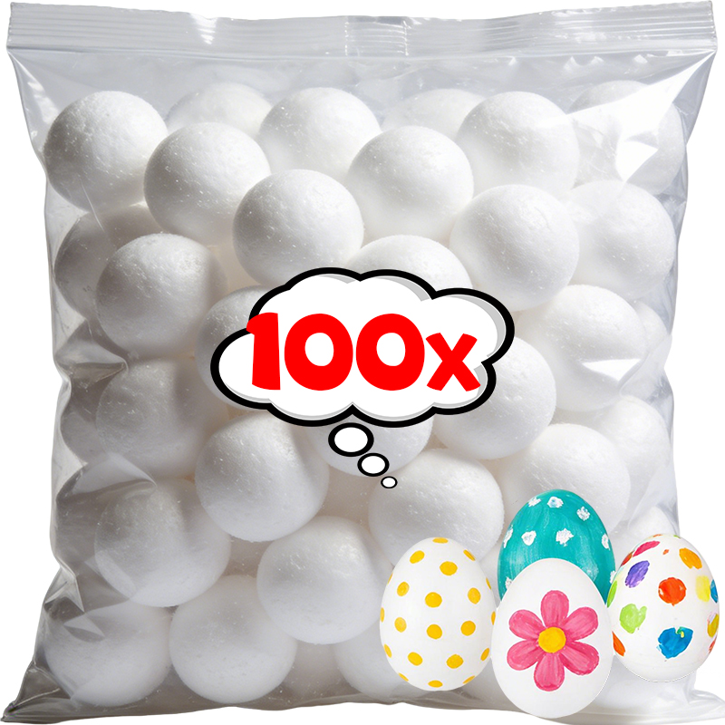 6cm White Foam Easter Eggs DIY – Kids Toys In Wholesale recenzja i cena