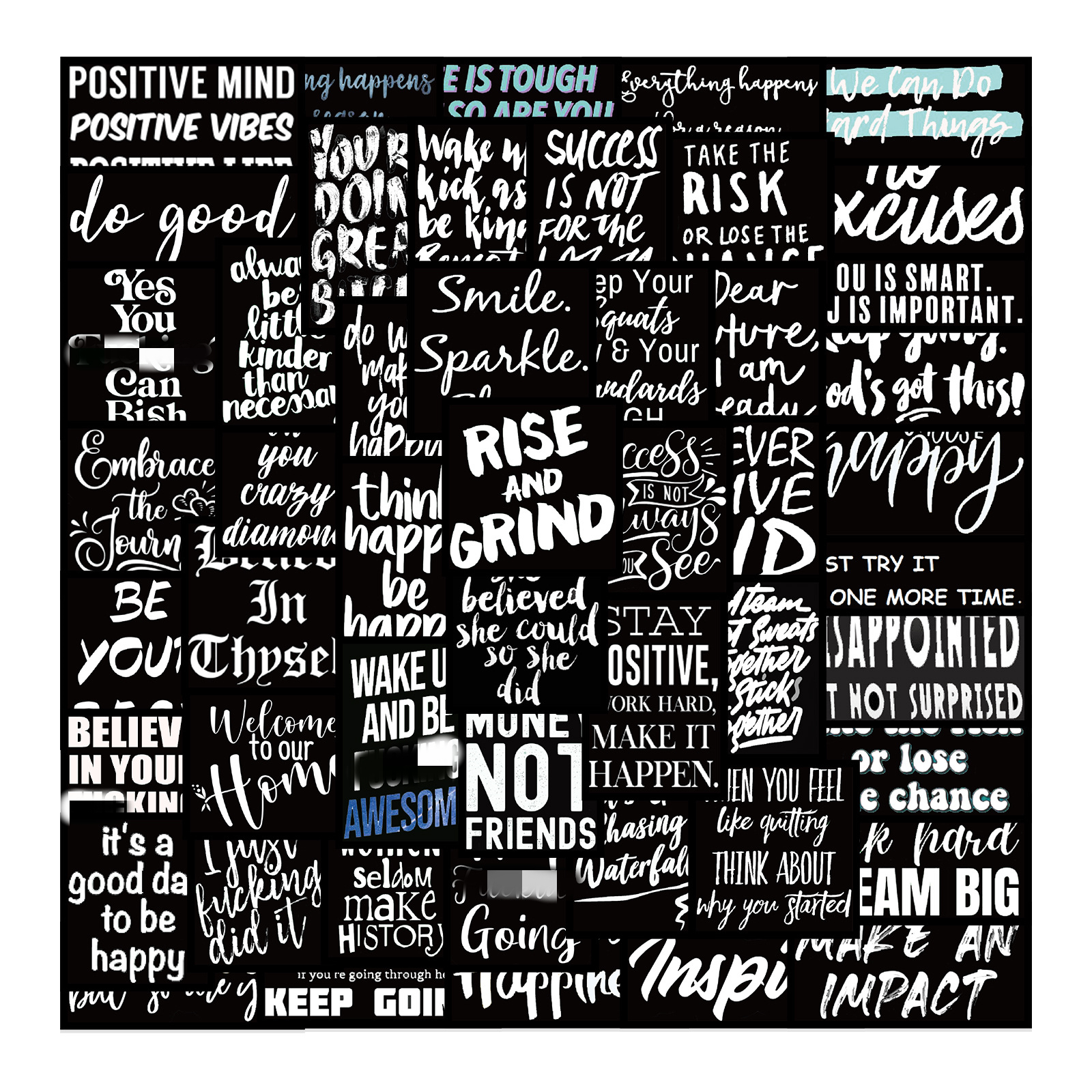 10/61Pcs New Motivational Phra – Kids Toys Quotes recenzja i cena