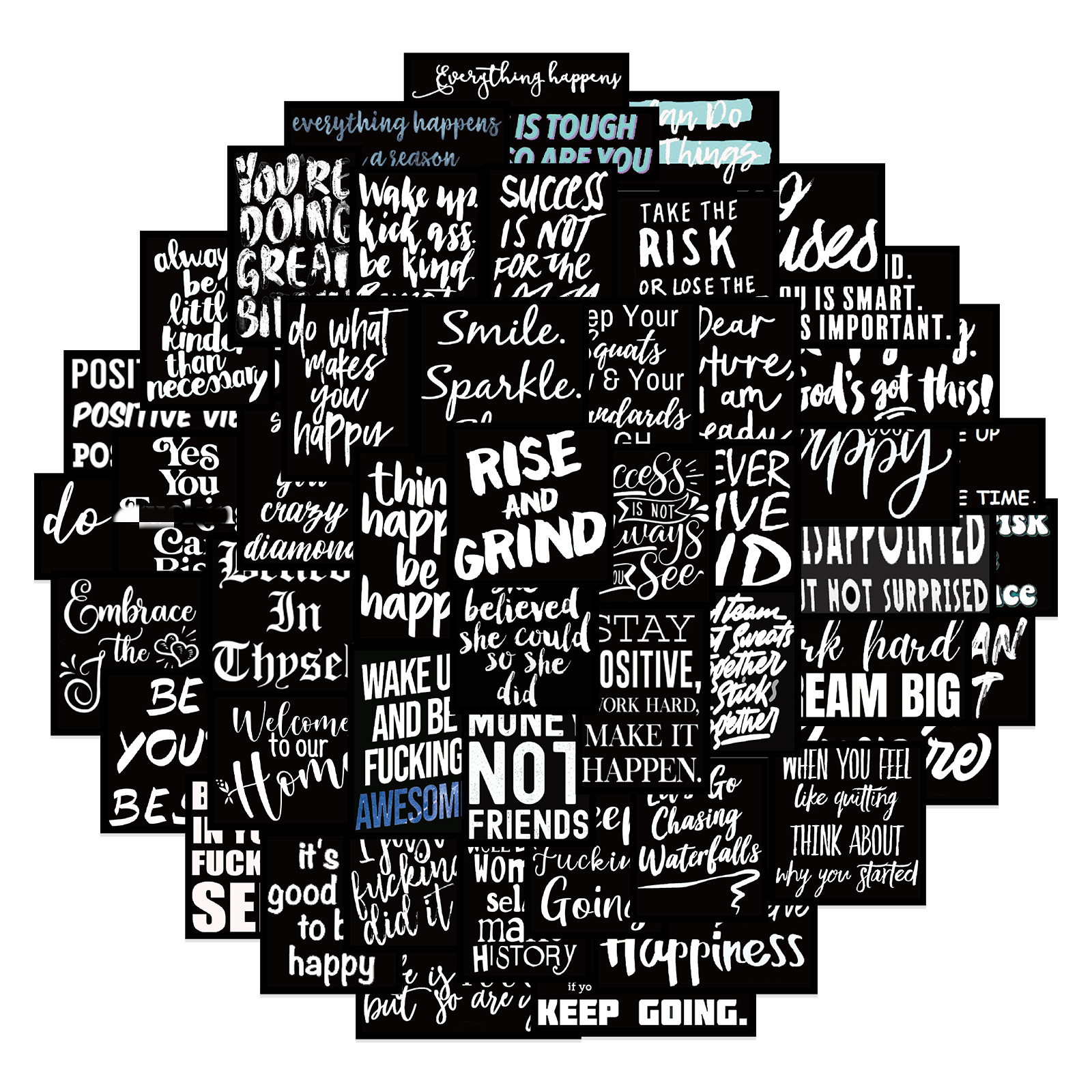 10/61Pcs New Motivational Phra – Kids Toys Quotes recenzja i cena