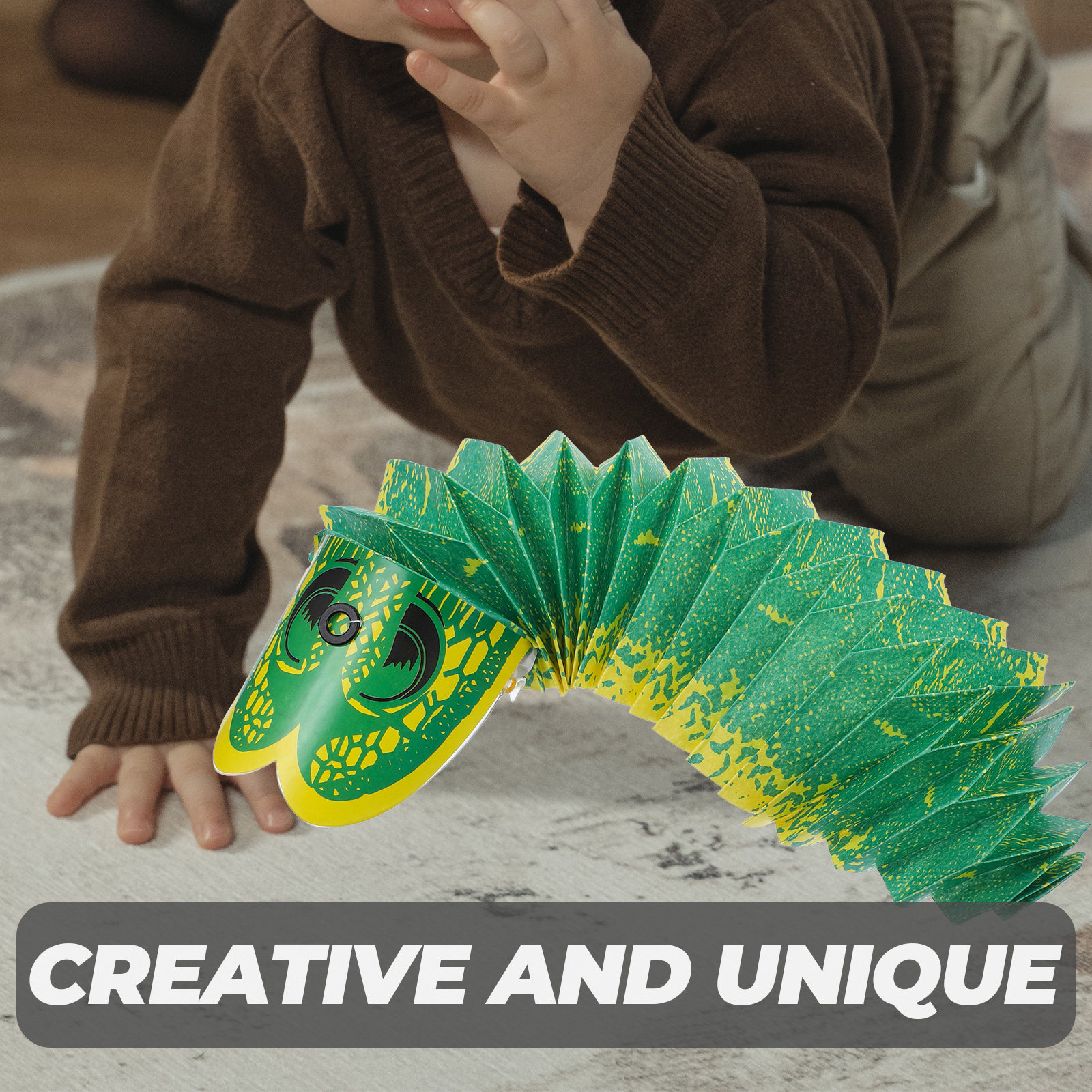 3Pcs Paper Caterpillar Toy Vin – Kids Toys Vintage recenzja i cena