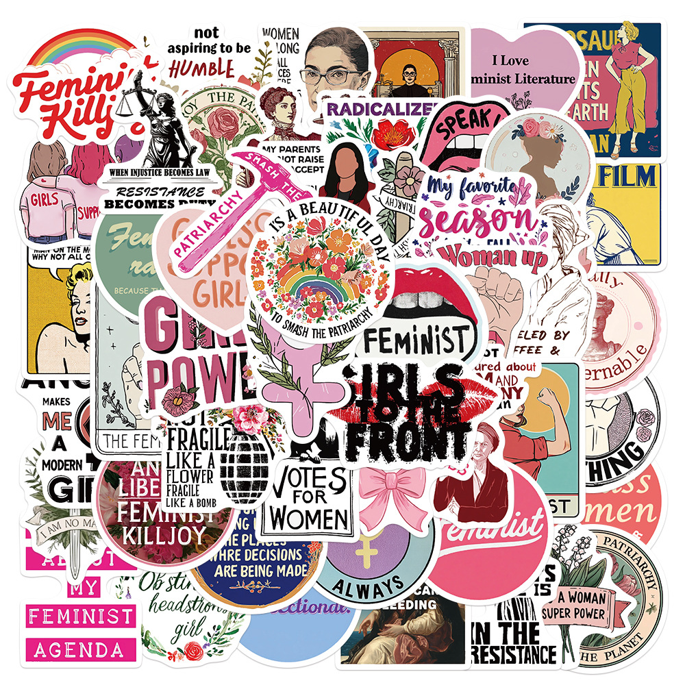 50PCS Feminist Girl Power Stic – Kids Toys Quotes recenzja i cena