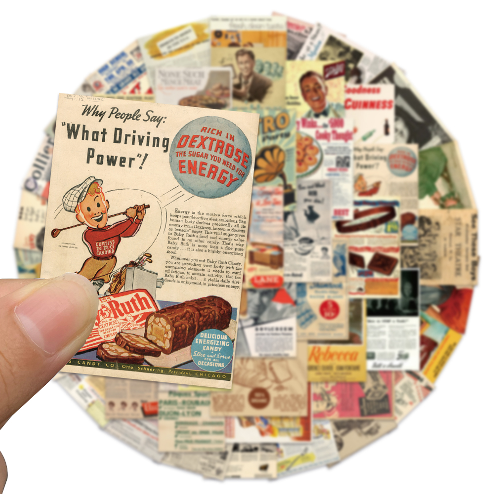 50PCS Vintage Newspaper Retro  – Kids Toys Vintage recenzja i cena