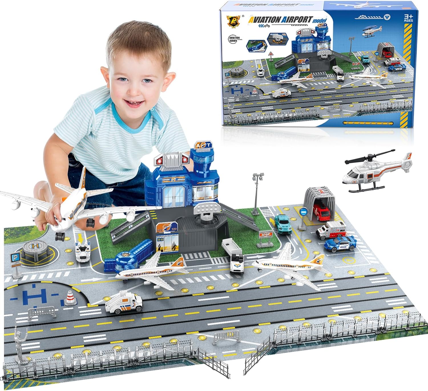 Children's Airport Scene Toy S – Sandbox Play Set recenzja i cena