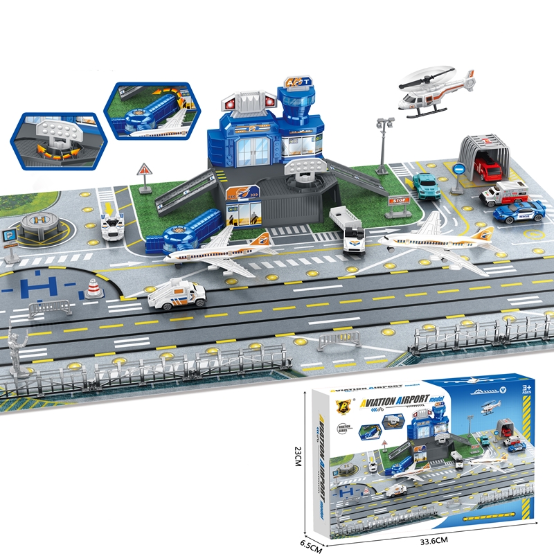 Children's Airport Scene Toy S – Sandbox Play Set recenzja i cena