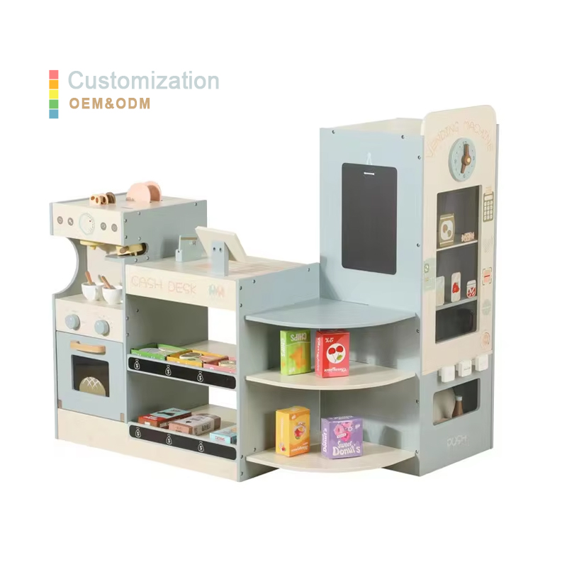 Kids Wooden Grocery Store Play – Kids Toys Vending Machine recenzja i cena