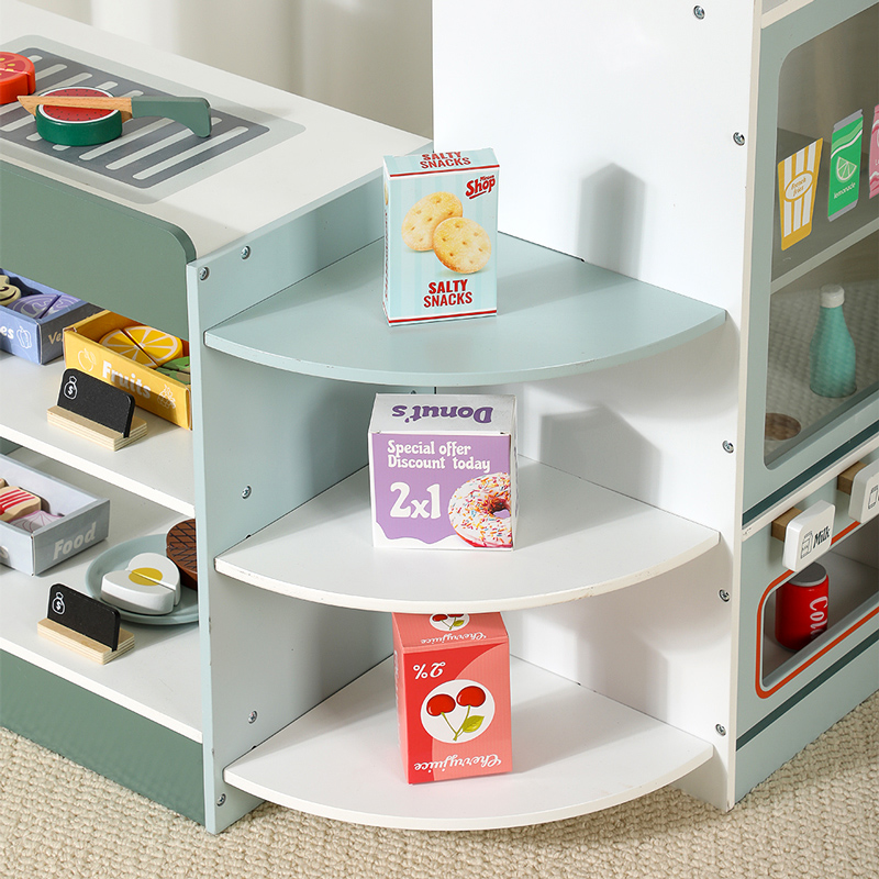 Kids Wooden Grocery Store Play – Kids Toys Vending Machine recenzja i cena