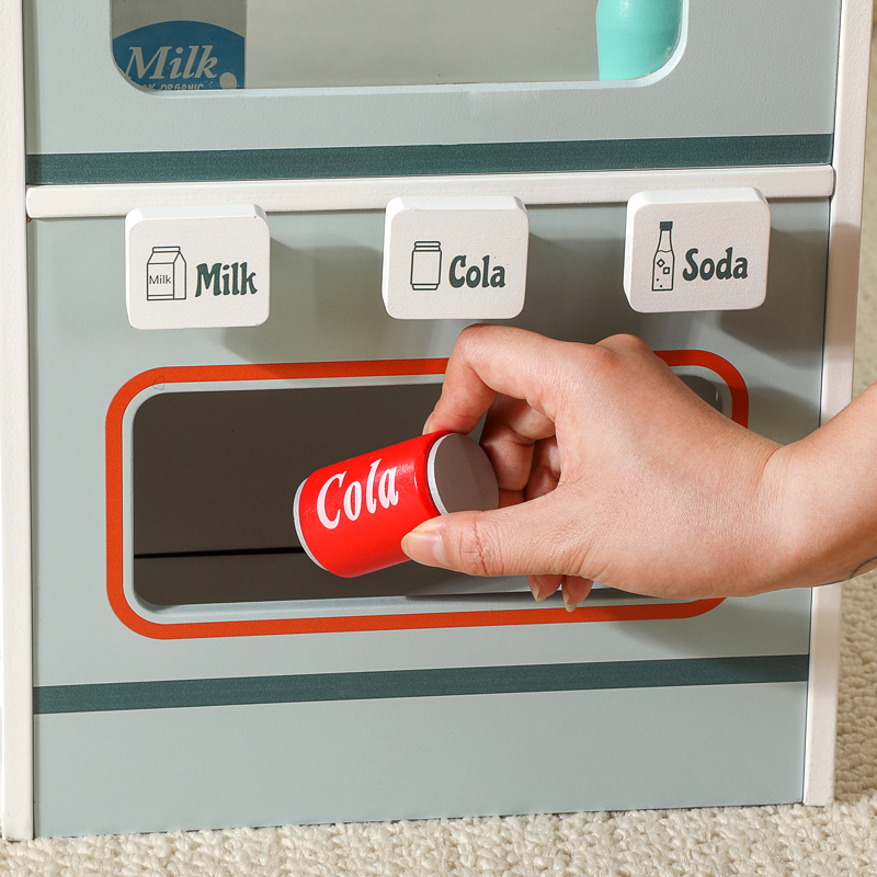 Kids Wooden Grocery Store Play – Kids Toys Vending Machine recenzja i cena