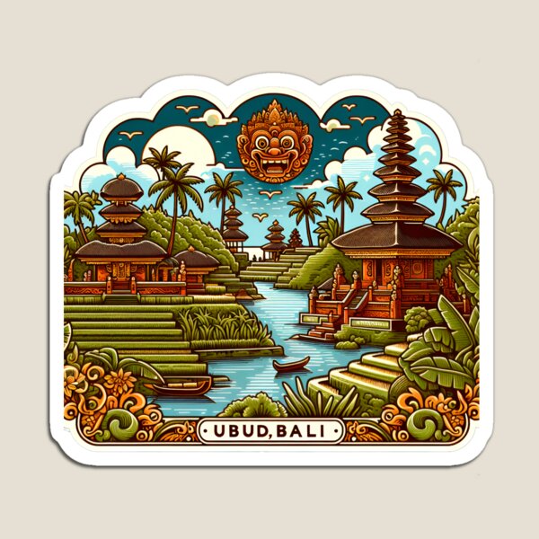 Ubud Bali  Magnet Refrigerator – Kids Toys Bali recenzja i cena