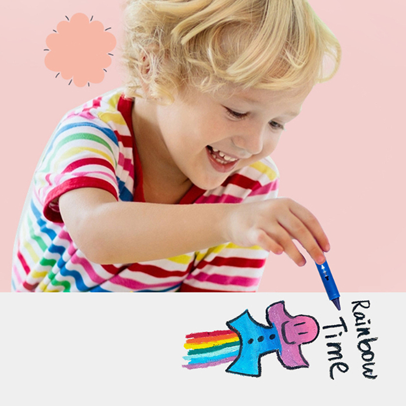 6Pcs Washable Bath Crayons Col – Kids Toys Drawing Easy recenzja i cena