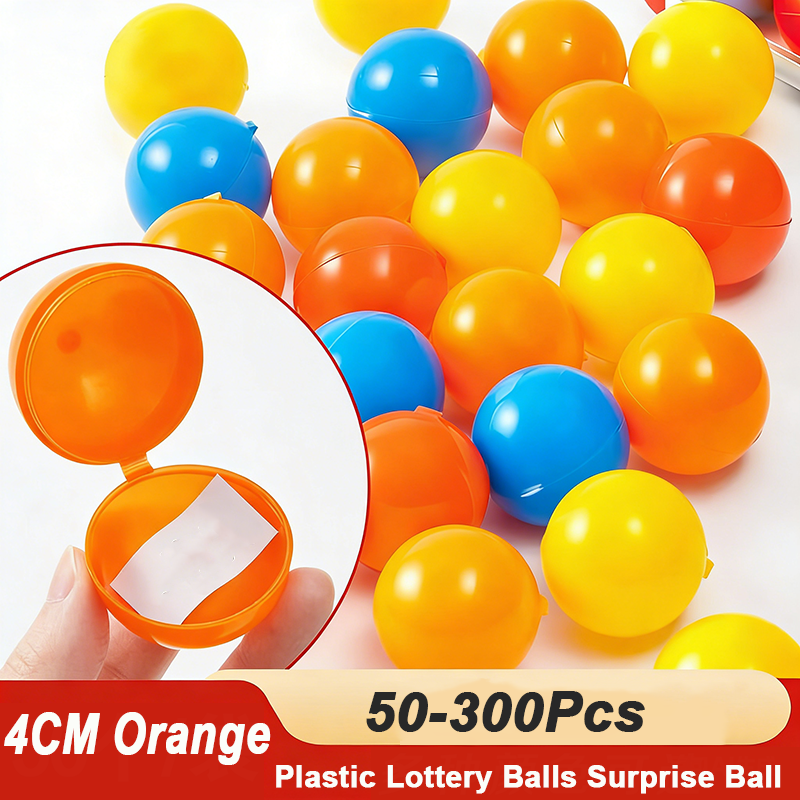 100-500Pcs 4CM Orange Plastic  – Kids Toys Vending Machine recenzja i cena