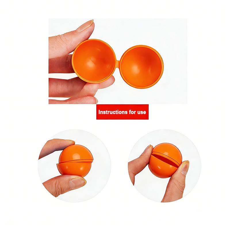 100-500Pcs 4CM Orange Plastic  – Kids Toys Vending Machine recenzja i cena