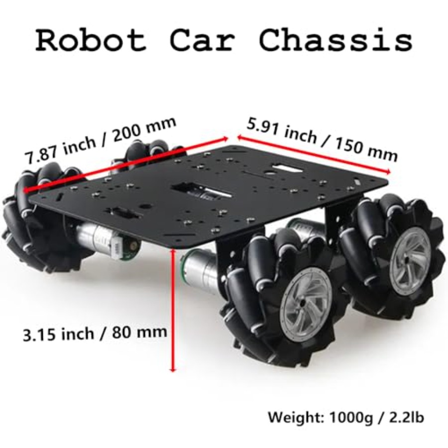 Omnidirectional 80mm mecanum w – Remote Control Car recenzja i cena