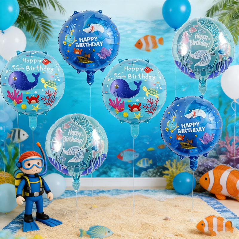 6pcs Ocean Theme Party Balloon – Water Balloon Set recenzja i cena