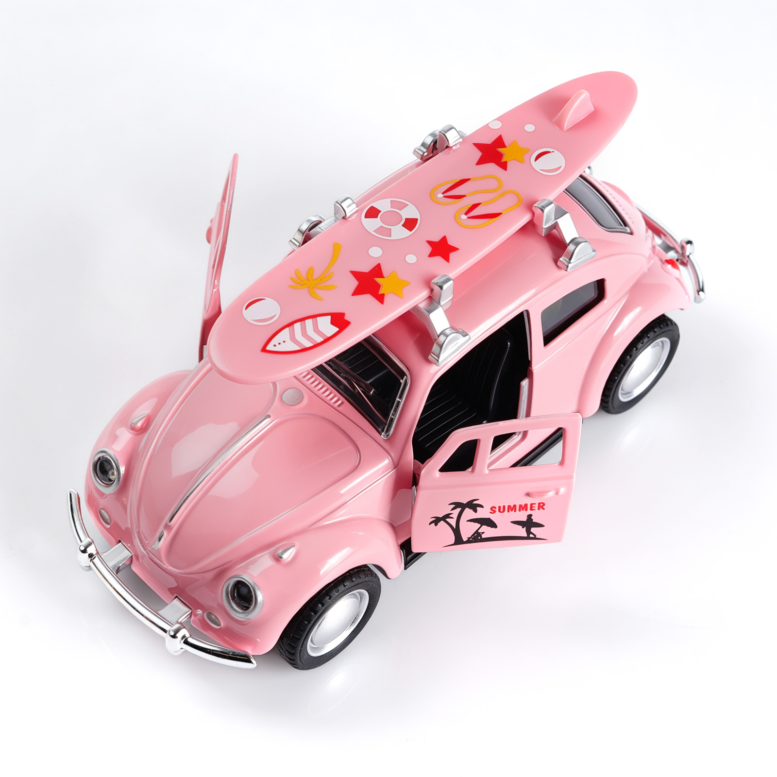 1:36 Pink Volkswagen Beetle Di – Kids Toys Young recenzja i cena