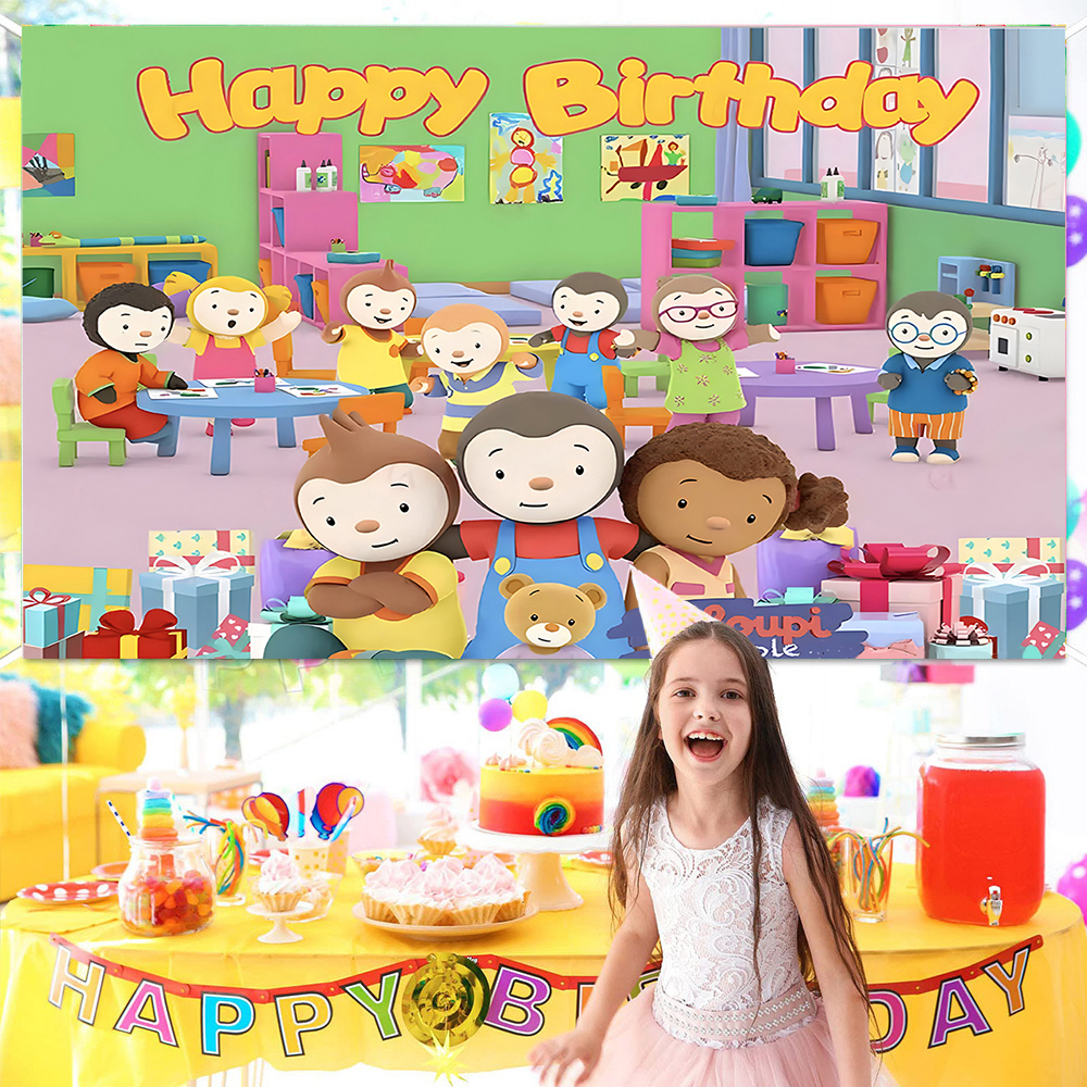 TCHOUPI Penguin Theme Kids Bir – Toys Background For Kids recenzja i cena