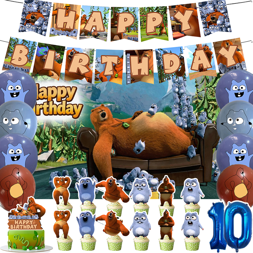 Grizzy & the Lemmings Birthday – Toys Background For Kids recenzja i cena