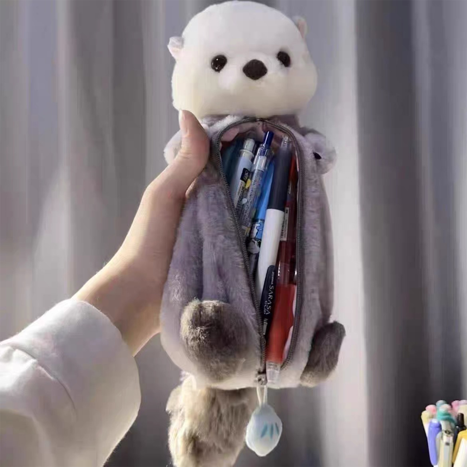 Creative Plush Toy Pencil Case – Soft Plush Doll recenzja i cena