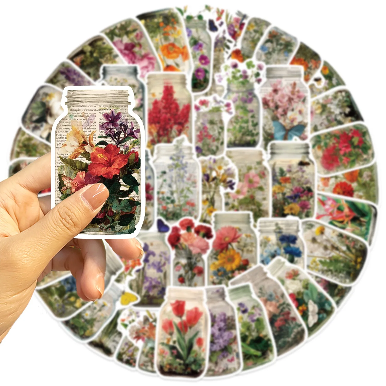 50pcs Vintage Bottle Flower St – Kids Toys Vintage recenzja i cena