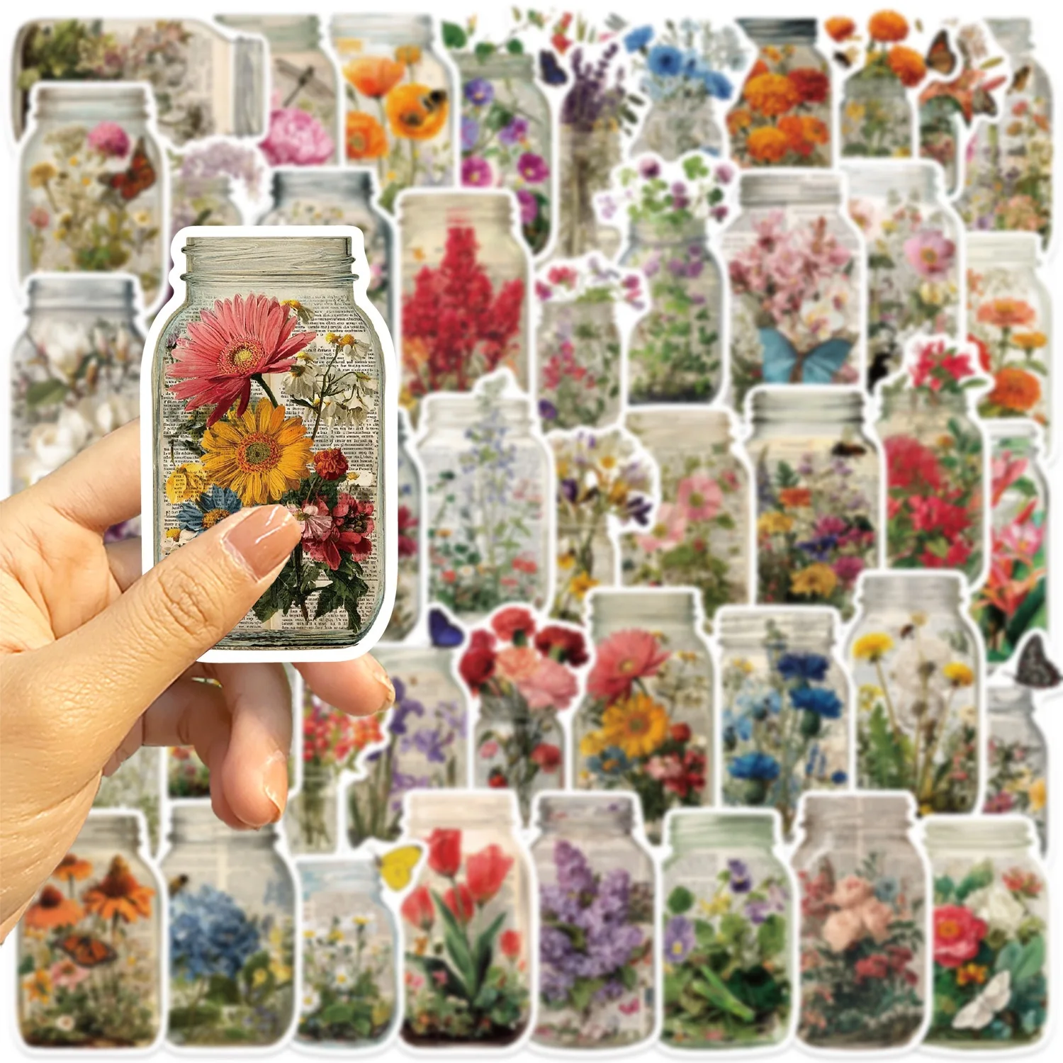50pcs Vintage Bottle Flower St – Kids Toys Vintage recenzja i cena