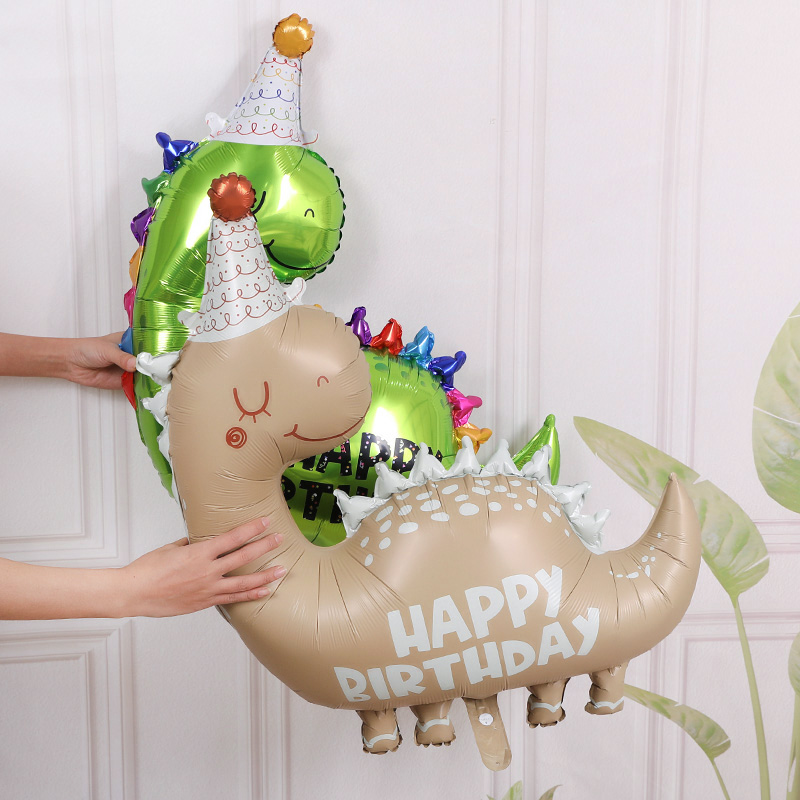 Dinosaur Aluminum Film Balloon – Toys Background For Kids recenzja i cena