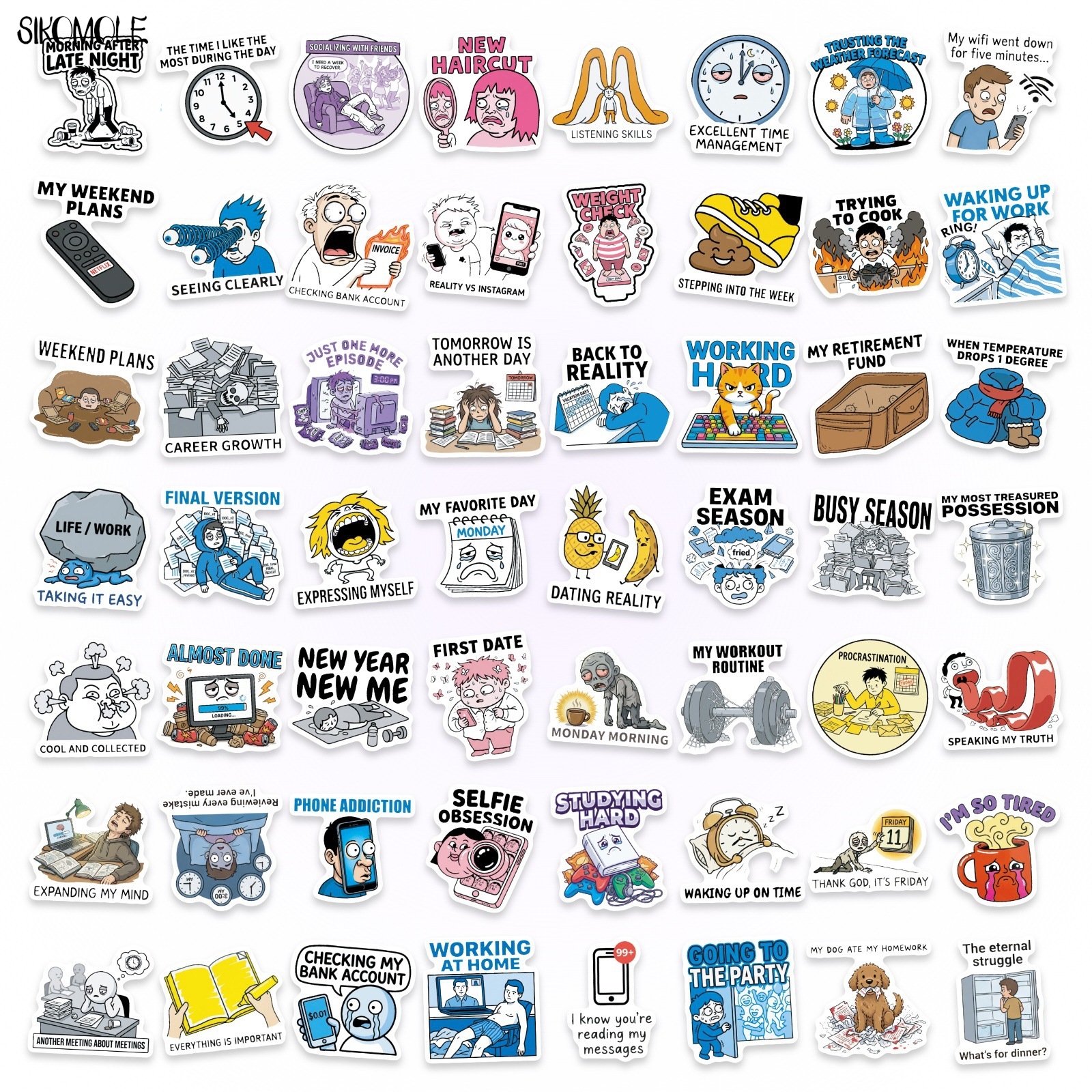 10/30/56PCS Cartoon Funny Humo – Kids Toys Quotes recenzja i cena