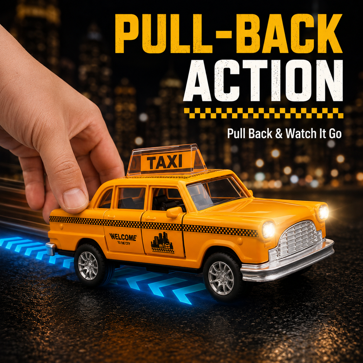 Diecast NYC Yellow Taxi Toy Ca – Kids Toys Nyc recenzja i cena
