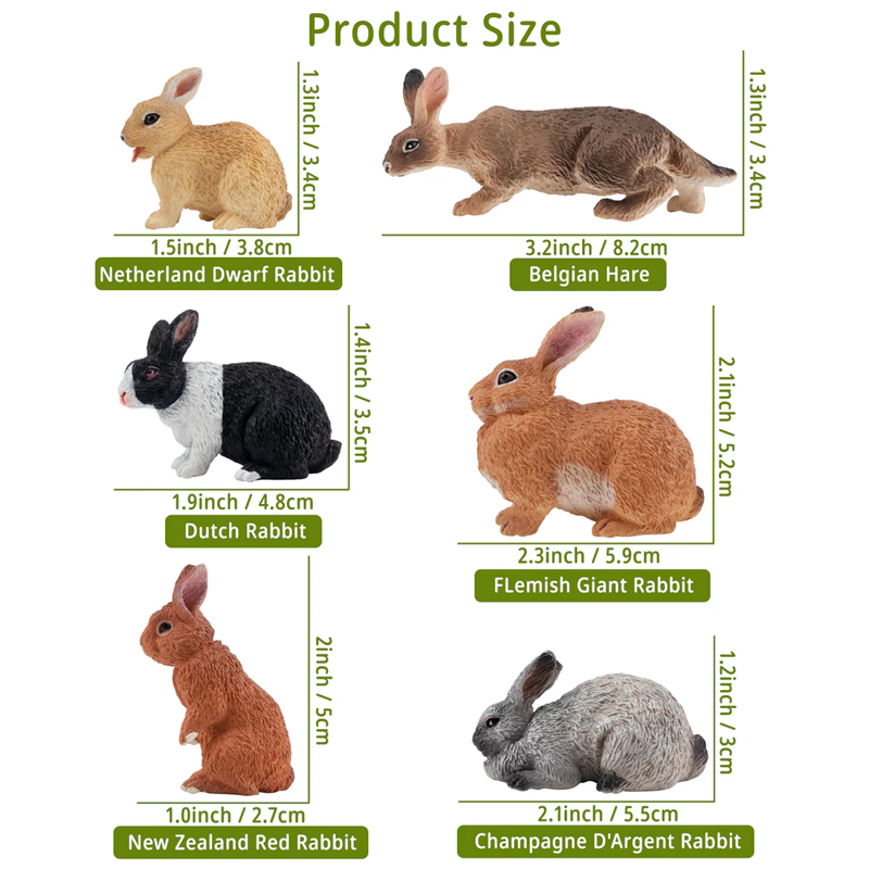 12Pcs Simulation Rabbit Farm A – Sandbox Play Set recenzja i cena