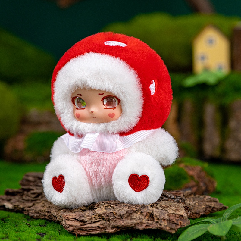 14cm Mushroom Girl Vinyl Plush – Soft Plush Doll recenzja i cena