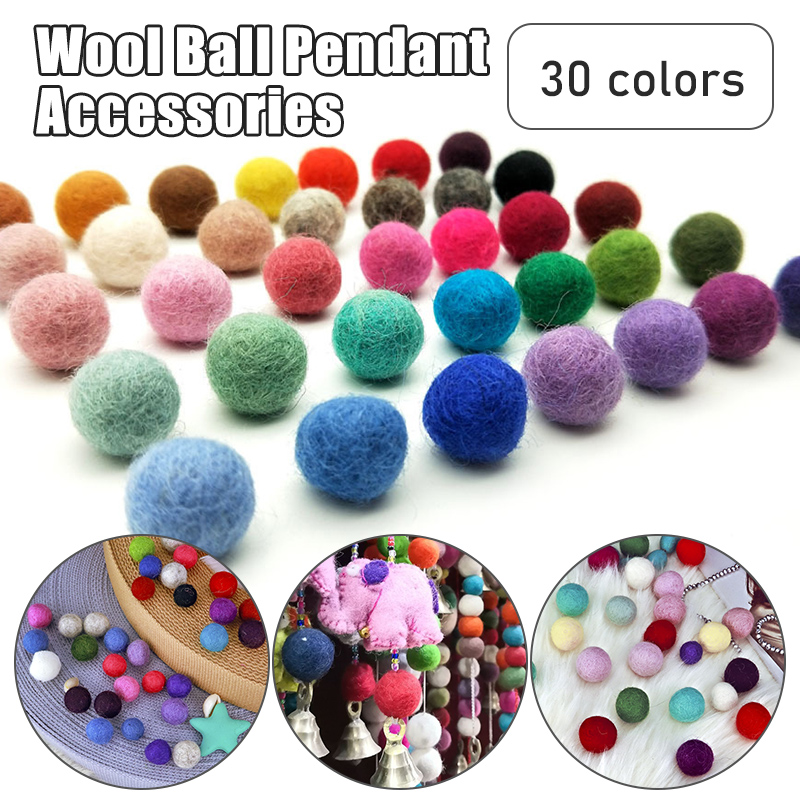 10/30pcs 2cm Wool Felt Balls R – Kids Toys In Wholesale recenzja i cena
