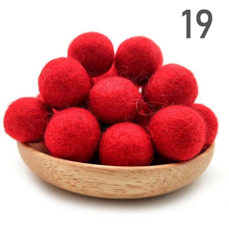 10/30pcs 2cm Wool Felt Balls R – Kids Toys In Wholesale recenzja i cena