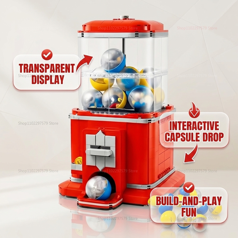 1343 PCS Vending Machine Build – Kids Toys Vending Machine recenzja i cena