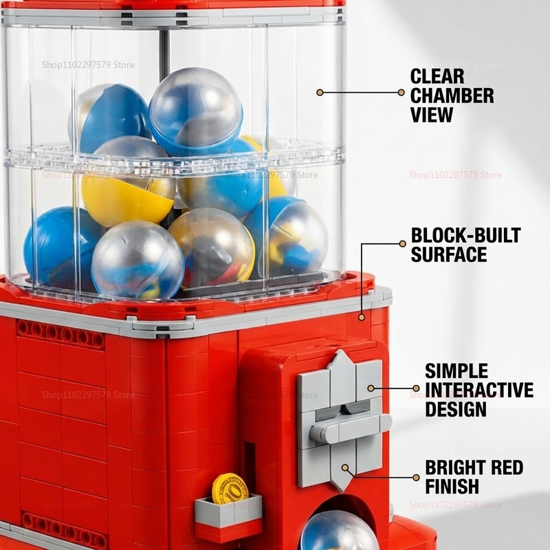 1343 PCS Vending Machine Build – Kids Toys Vending Machine recenzja i cena