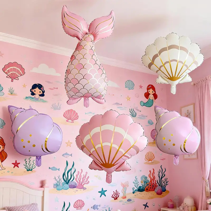 5PCS Mermaid Birthday Decor Se – Water Balloon Set recenzja i cena