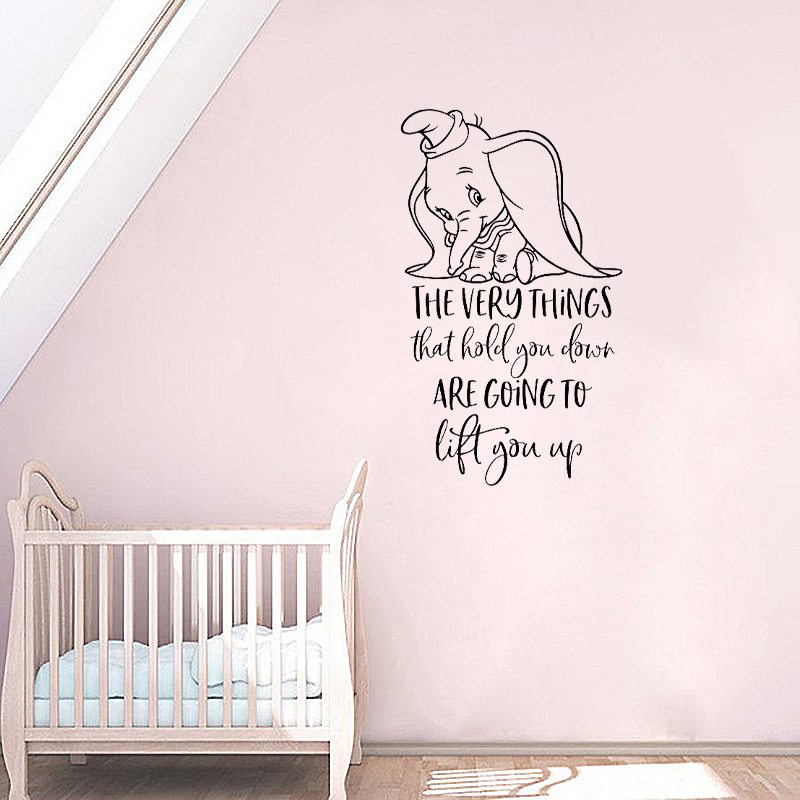 Dumbo Quote Wall Decal Cute El – Kids Toys Quotes recenzja i cena