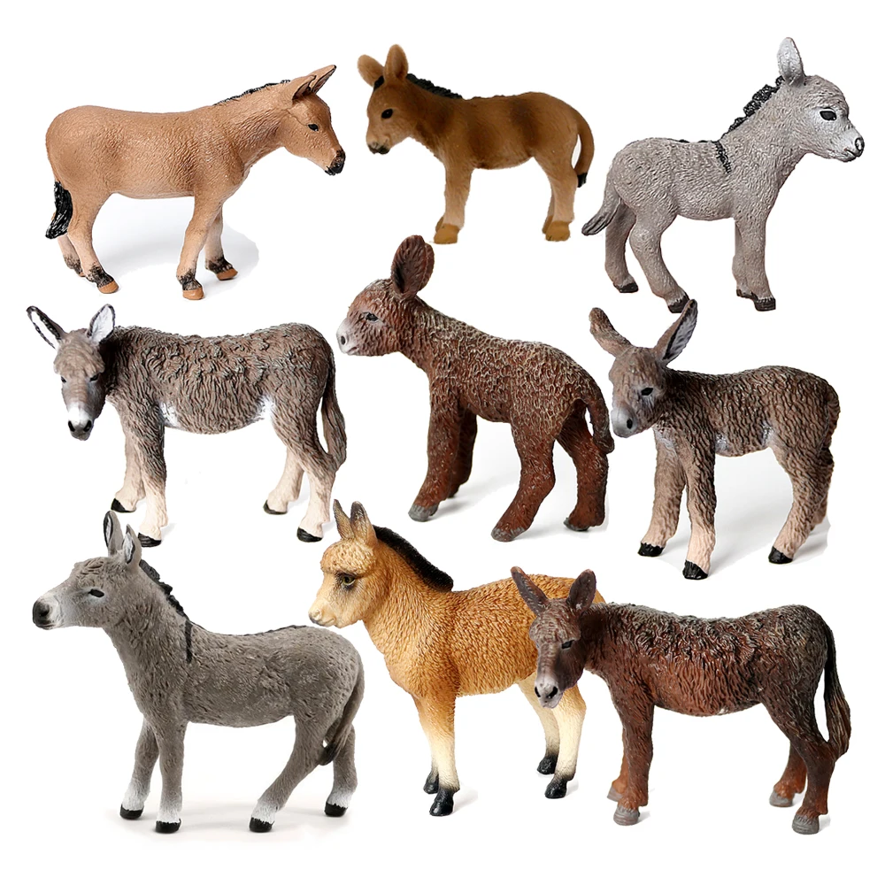 Donkey Model Toy Animals Figur – Sandbox Play Set recenzja i cena