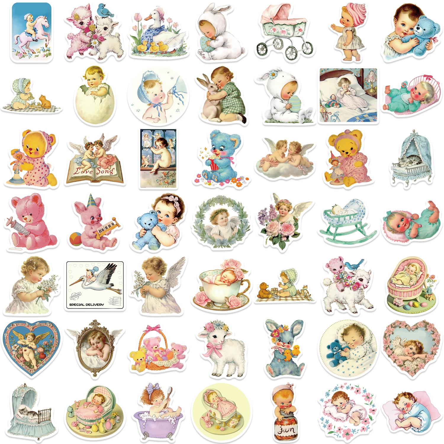 50PCS Vintage Baby Aesthetic S – Kids Toys Vintage recenzja i cena