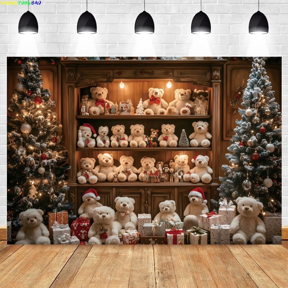 Toy Bear Shopwindow Photograph – Toys Background For Kids recenzja i cena