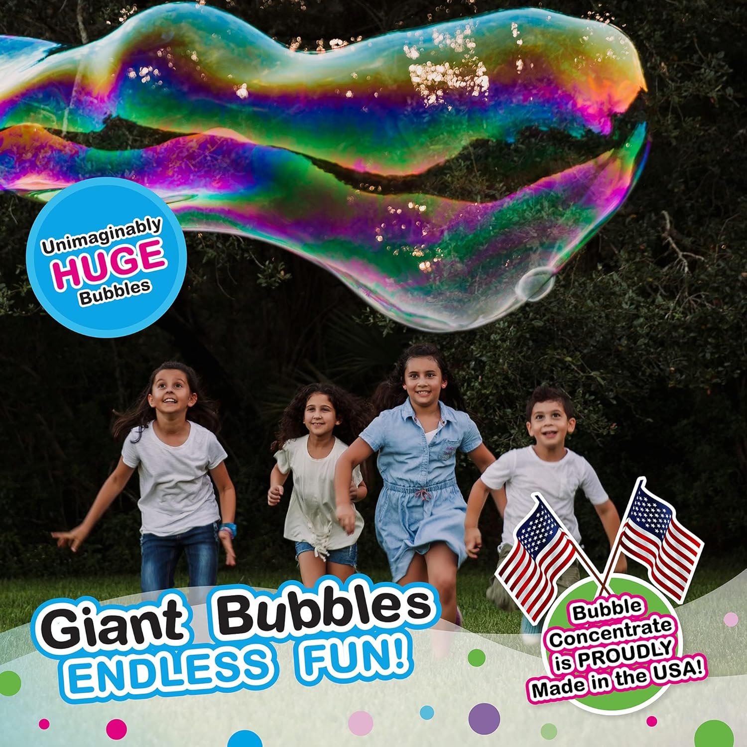 Giant Bubble Wands Kit (4-Piec – Kids Toys Made In Usa recenzja i cena