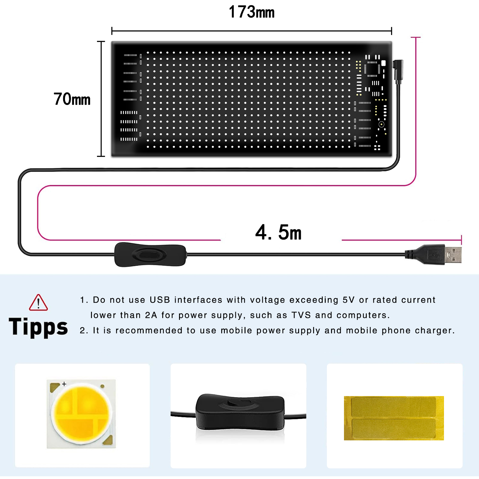 Programmable Flexible LED Sign – Remote Control Car recenzja i cena