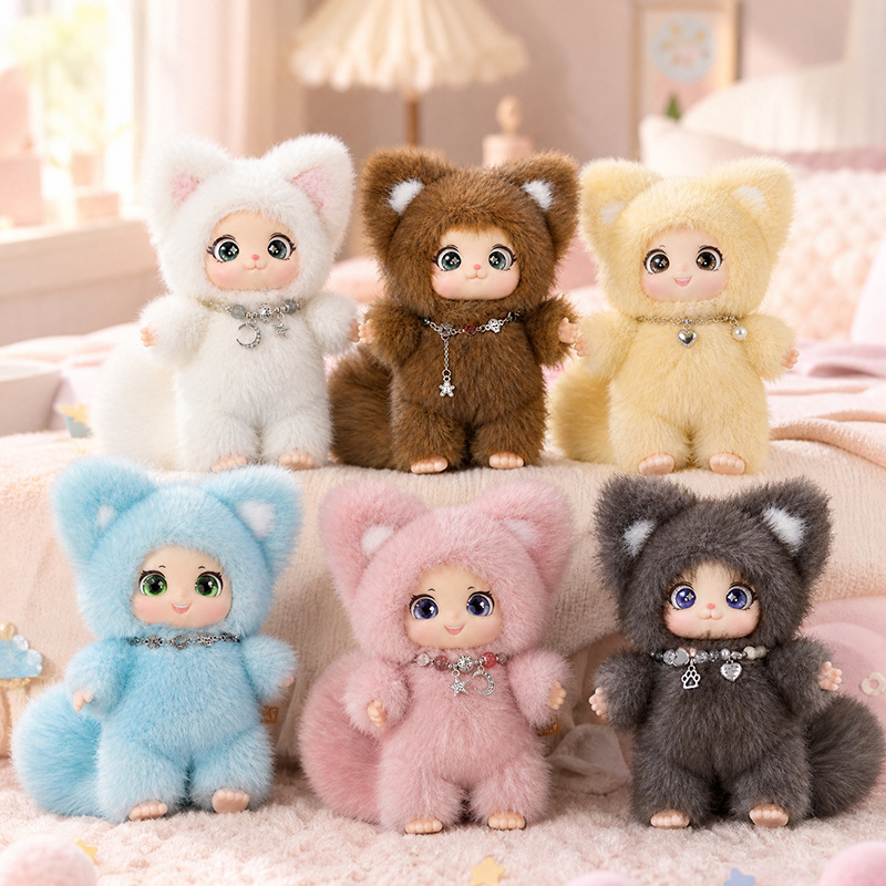 18cm New Cute Family Fox Plush – Kids Toys Young recenzja i cena