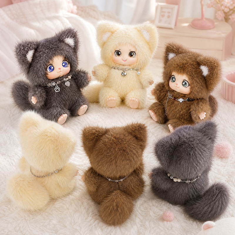 18cm New Cute Family Fox Plush – Kids Toys Young recenzja i cena